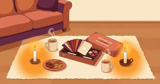Islamic Date night set up ready for a romantic night in