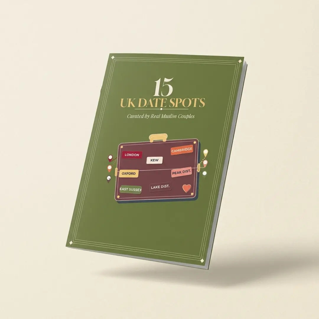 15 UK Date Spots digital guide for Muslim couples from the Muslim Couple Games Reconnection Pack